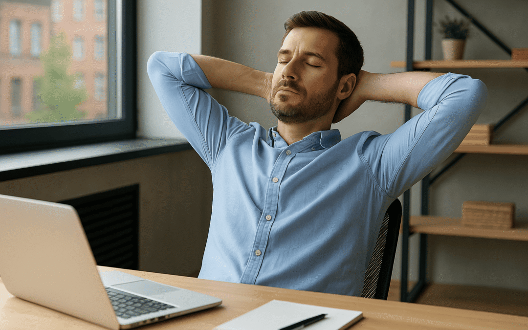 Suasana bekerja dengan jeda teratur di lingkungan yang nyaman